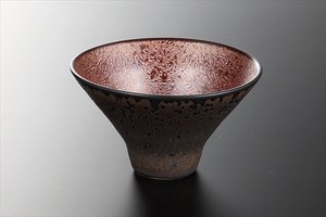 赤結晶ヌリ分け 高台鉢(小) ［美濃焼 食器 日本製]「2022新作」