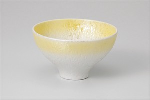 美浓烧 小钵碗 餐具 黄色 日本制造