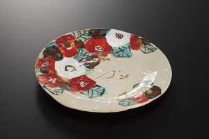 Mino ware Main Plate Camellia Made in Japan