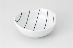 美浓烧 小钵碗 餐具 直条纹 日本制造