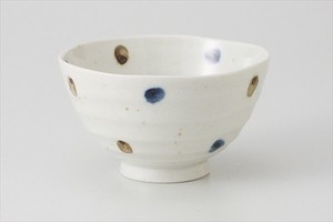 Mino ware Rice Bowl Dot L size Made in Japan