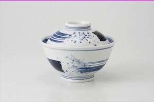 Running Water Donburi Bowl Mino Ware Plates Made in Japan