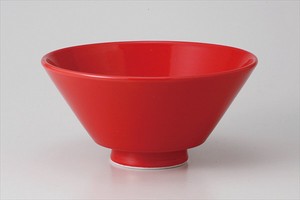Mino ware Donburi Bowl Red Made in Japan