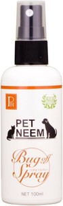 環健 ペットニーム バグオフスプレー 100ml 天然由来の虫よけ 猫用品 犬用品 猫グッズ