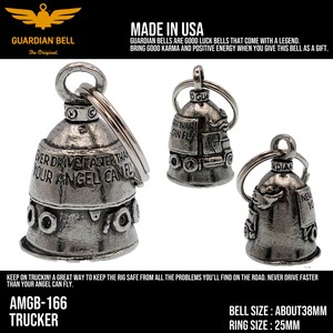 ガーディアンベル　ラッキーベル　トラック　バイカー　キーホルダー　お守り　ラッキーベル　アメリカン