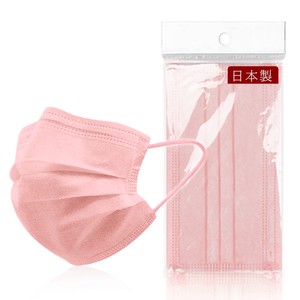 カラーマスク 10枚入 日本製 女性/子供用サイズ プリーツ型 小さめ 個包装 23色 国産