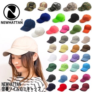【年間定番品】 NEWHATTAN ウォッシュド ローキャップ-無地 ブランクボディ- 1400