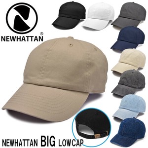 【年間定番品】 NEWHATTAN ウォッシュド BIG ローキャップ XLサイズ 無地 ブランクボディ