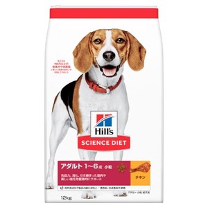 ［日本ヒルズ］サイエンス・ダイエット アダルト 小粒 成犬用 12kg