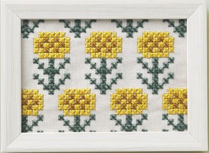 COSMO Easy Cross Stitch Kit For Beginners Daisy