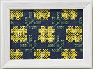 COSMO Easy Cross Stitch Kit For Beginners Evening Primrose