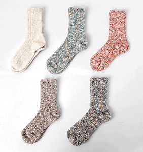 Cotton Linen Color Mix Socks