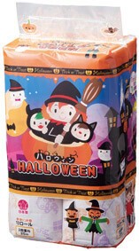 ハロウィントイレットティッシュ12ロール(ダブル)【国産】