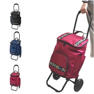 耐荷重10kg 折りたたみ 買い物カート シェニール キャリーカート おしゃれ 85cm 高さ ママ 買い物 カート