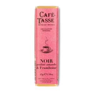 【Cafe-Tasse】アーモンドプラリネ&ラズベリービターチョコ　45g