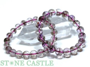 ☆高品質☆【ブレスレット】サチャロカスーパーセブン (3A) (約9〜9.5mm) 【天然石 パワーストーン】