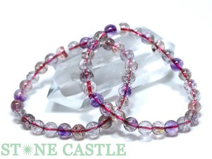 ☆高品質☆【ブレスレット】サチャロカスーパーセブン (5A) (約7.5〜8mm) 【天然石 パワーストーン】