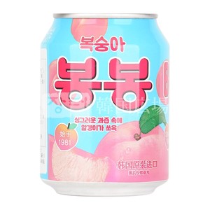 韓国食品 ヘテ 桃ボンボン ジュース 238ml 韓国飲料 すりおろし桃ジュース