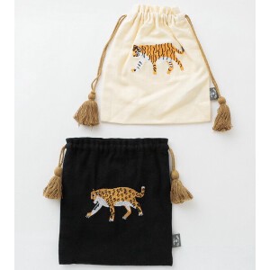 Tote Bag Animal Embroidered