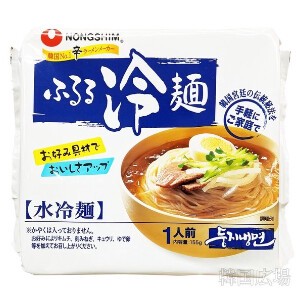 韓国食品 農心 ふるる水冷麺 155g  韓国人気麺 インスタントでこの味！?