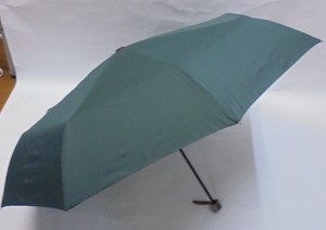 超撥水加工　カラー無地　60㎝　紳士折傘