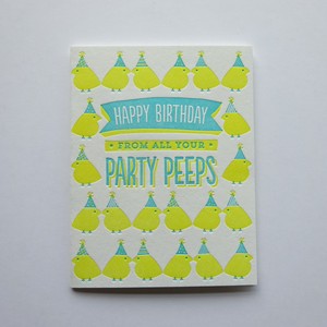 Greeting Card Party Chick