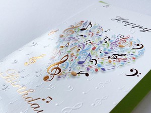 Greeting Card Music Note