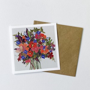 Greeting Card Design Bouquet Of Flowers