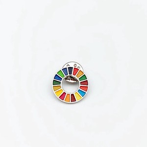 SDGsカラーホイール　ピンバッジ