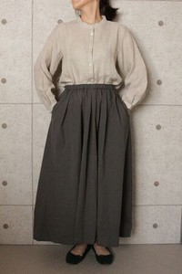 【2022春物】日本製 高密度綿前フレアー後ろバルーンスカート№821346「2022新作」