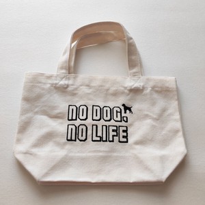 刺繍トートバッグ　NO DOG,NO LIFE