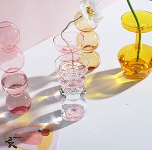 ステンドグラス花瓶花器リビングレストランデスクトップ装飾品置物0814#STL814