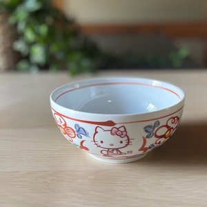 Donburi Bowl Red Sanrio Hello Kitty 430ml Made in Japan