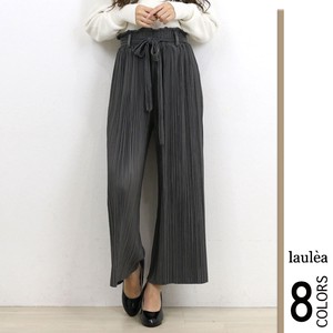 Cropped Pant Ruffle Satin Cropped Wide Pants