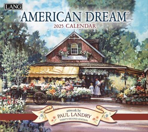 アメリカ　ラング社　2025年　壁掛けカレンダー　American Dream