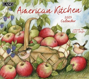 アメリカ　ラング社　2025年　壁掛けカレンダー　American Kitchen