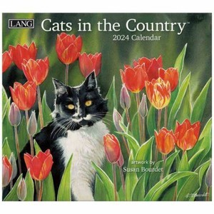＜最終価格＞アメリカ　ラング社　2024年壁掛けカレンダー　Cats in the Country