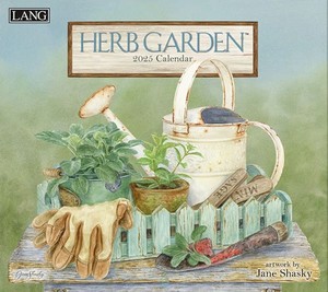 アメリカ　ラング社　2025年　壁掛けカレンダー　Herb Garden