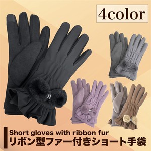 Glove Ladies A/W Short Glove Smartphone Warm