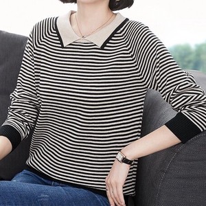 T-shirt Pullover Knitted Ladies' Autumn/Winter