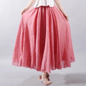 2022 Flare Skirt Long Skirt Long Skirt Funwari Ladies 20 Colors
