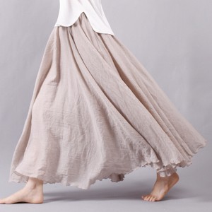 2022 Flare Skirt Long Skirt Long Skirt Funwari Ladies 20 Colors 7 2