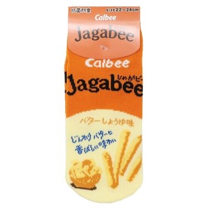 【靴下】ジャガビー Jagabee レディースソックス バターしょうゆ味 おかし