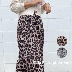 【在庫処分SALE】 12014 Pattern pleats skirt　パターンプリーツスカート