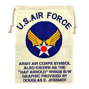 U.S.AIR FORCE  KINCHAKU(L)　/　USエアフォース 　巾着(L)