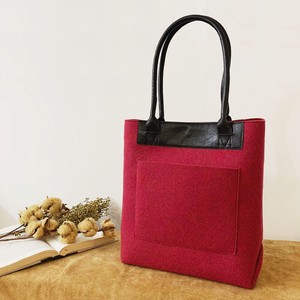 Tote Bag Cattle Leather Vertical Tote Bag 3-colors