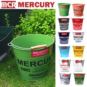 Mercury MERCURY Tinplate Bucket American Gardening Garbage can Umbrella Stand Interior