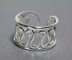 Clip-On Earrings Silver Post