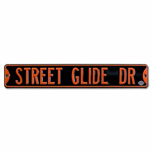 【エンボス スティール サイン】【モーターサイクル ＆ ガレージ】H-D SS Street Glide Dr 10902191