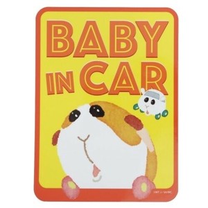 【ステッカー】PUI PUI モルカー ステッカー BABY in CAR ポテト